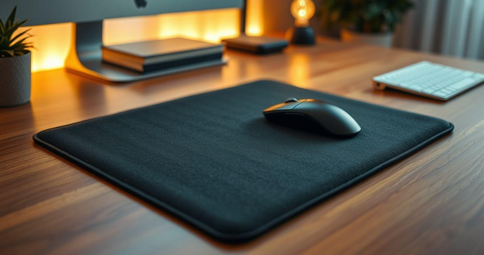 Kit mouse pad e apoio ergonômico para teclado melhora conforto e produtividade