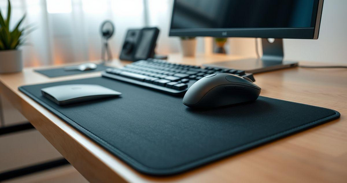 Kit mouse pad e apoio ergonômico teclado melhora sua produtividade e conforto no trabalho