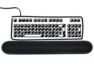 apoio de pulso para teclado